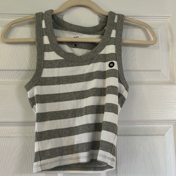 Blue and gray striped hollister tops - Picture 4 of 5